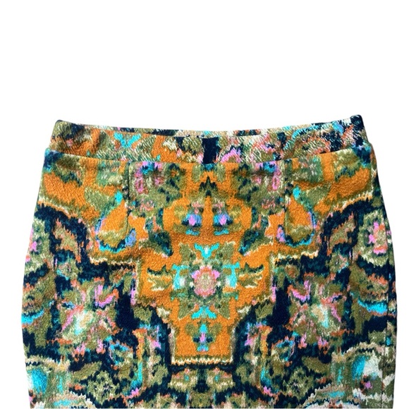 Maeve Anthropologie Women’s Pull On Tapestry Style Stretch Pencil Skirt, Small - Picture 3 of 11
